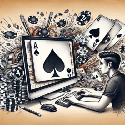 Online Blackjack interface 2024