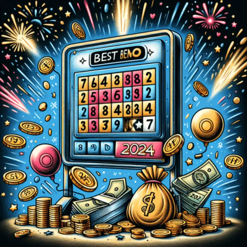 A colorful Online Keno game dashboard on a casino site