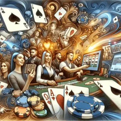 Live dealer hosting a Live-Blackjack game in an online casino setting