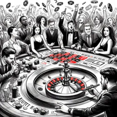 Roulette online game interface